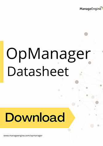 Workflow automation tool - ManageEngine OpManager